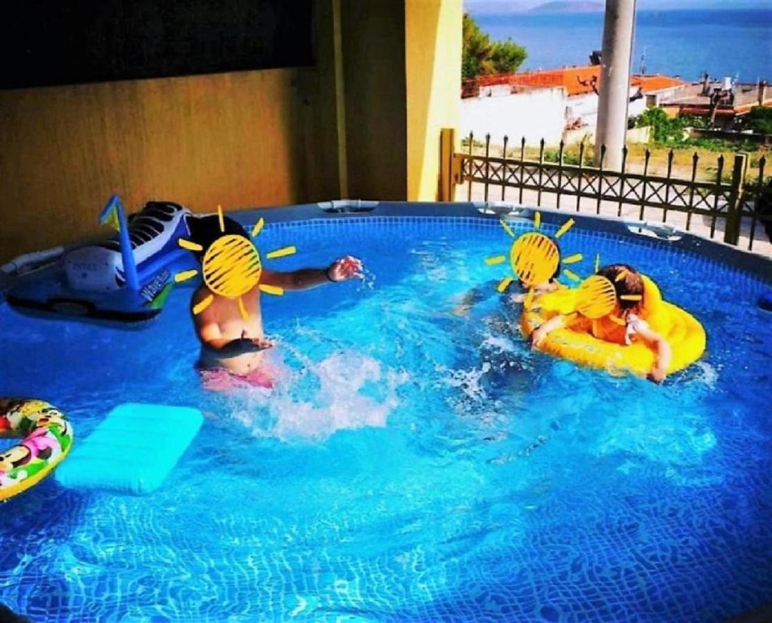 Villa "Eva" - Entire Beachfront Holiday Home - 4S Agia Marina  Exterior foto