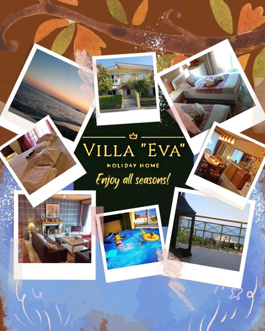 Villa "Eva" - Entire Beachfront Holiday Home - 4S Agia Marina  Exterior foto