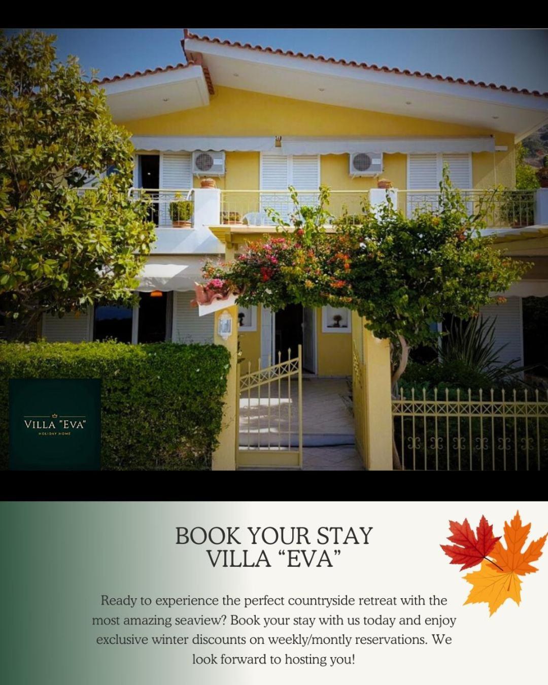 Villa "Eva" - Entire Beachfront Holiday Home - 4S Agia Marina  Exterior foto